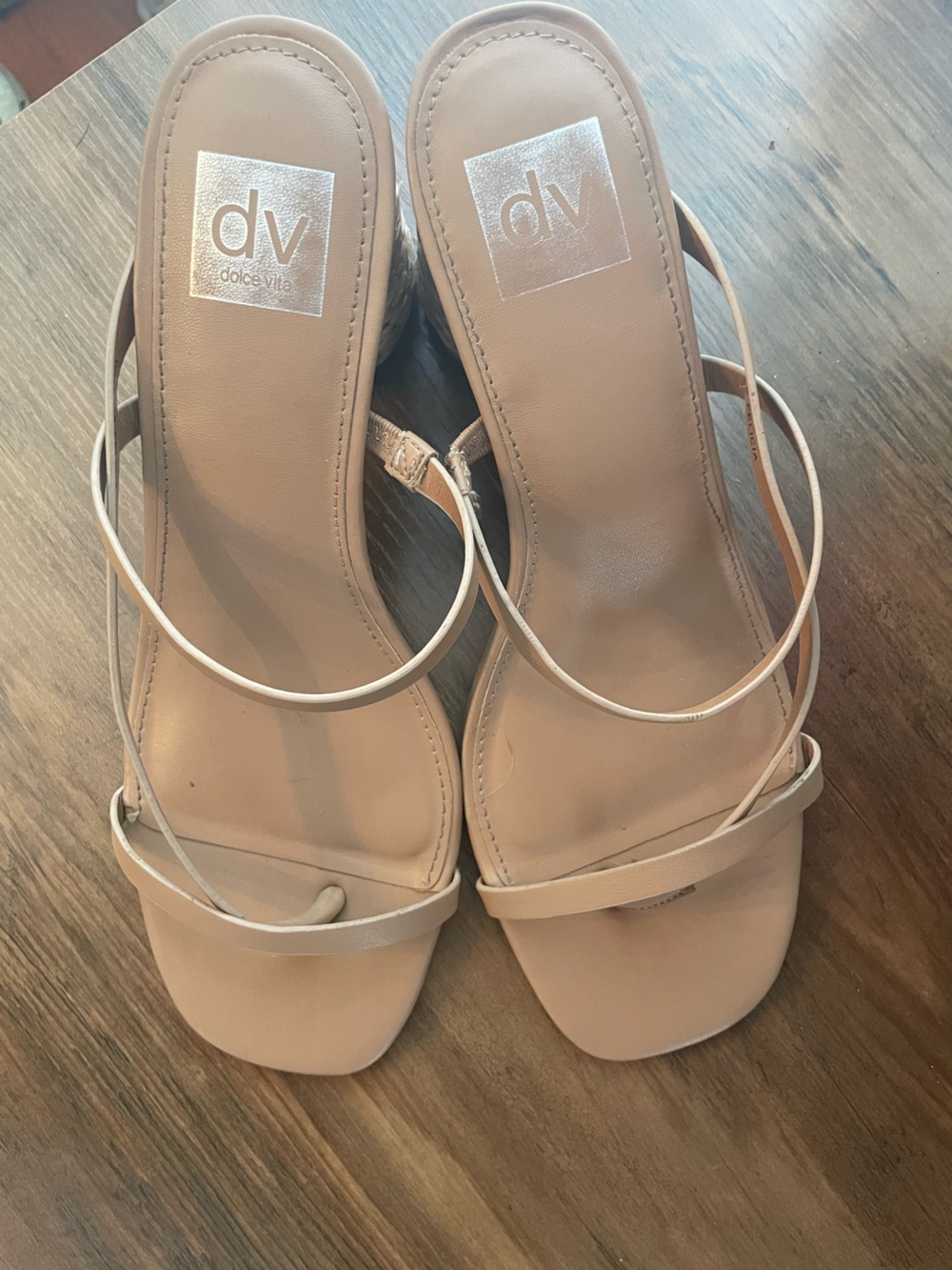 DV by Dolce Vita - nude - strappy - block heels